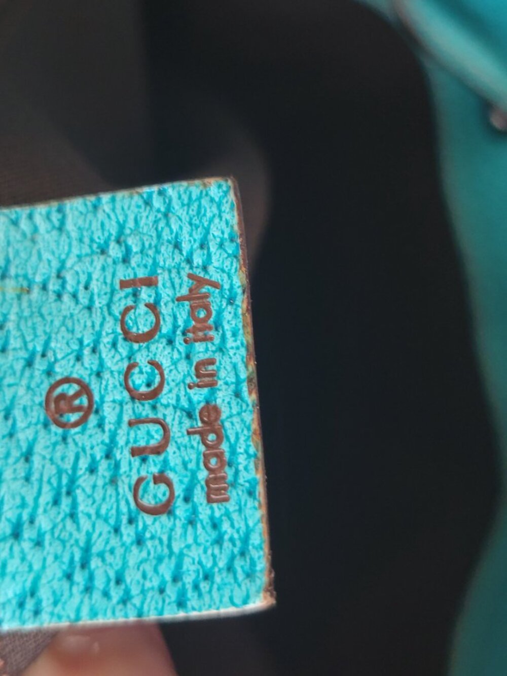 Authentic Tom Ford era Turquoise Gucci Hobo - Picture 15 of 16